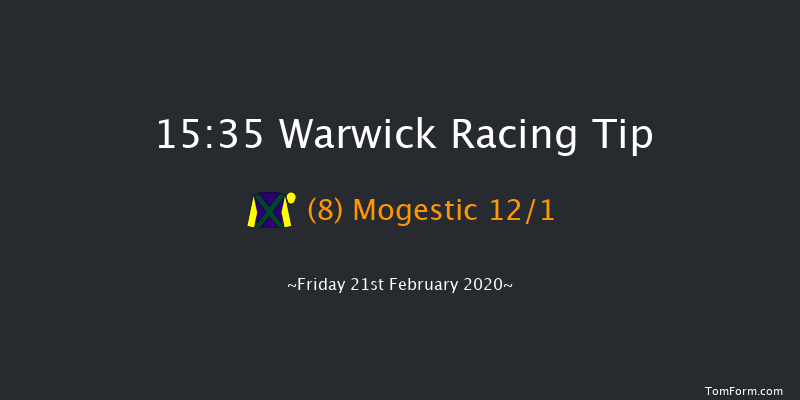 Shipstone Family Celebration Hands And Heels Handicap Hurdle (Conditionals And Amateurs) Warwick 15:35 Handicap Hurdle (Class 5) 26f Sat 8th Feb 2020