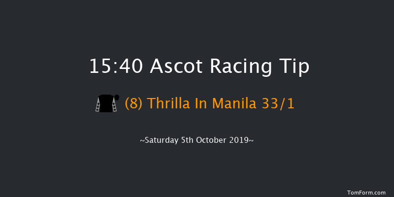 Ascot 15:40 Group 3 (Class 1) 6f Fri 4th Oct 2019
