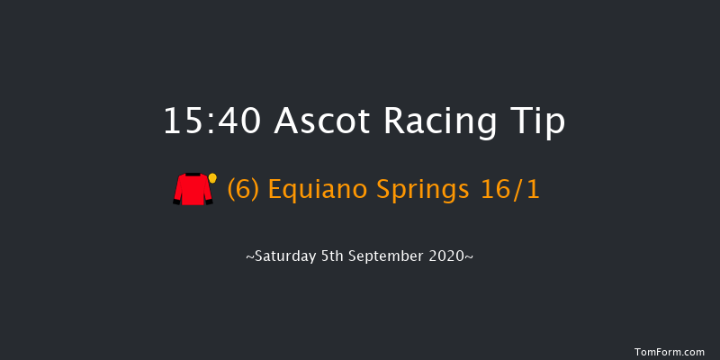 Tweenhills Follow The Foals Handicap Ascot 15:40 Handicap (Class 2) 6f Fri 4th Sep 2020