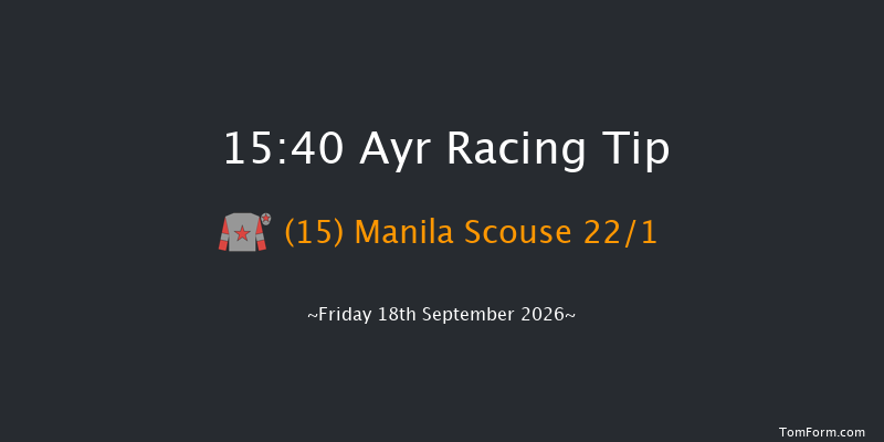 Ayr 15-40 (Class 2) 6f Thu 17th Sep 2026