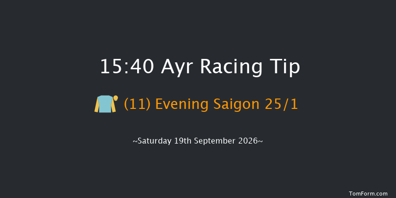 Ayr 15-40 (Class 2) 6f Fri 18th Sep 2026