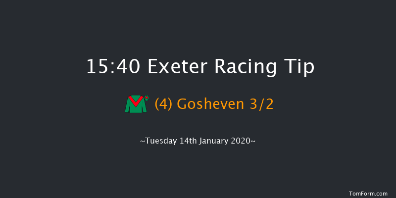 Exeter 15:40 Maiden Hurdle (Class 5) 22f Wed 1st Jan 2020