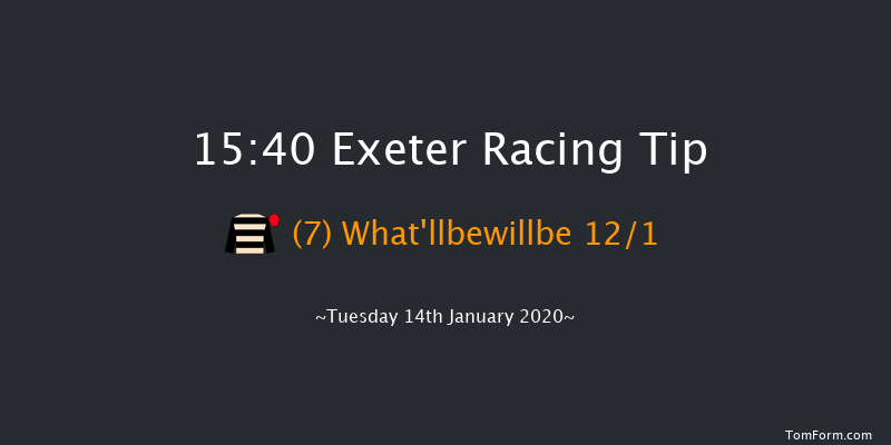 Exeter 15:40 Maiden Hurdle (Class 5) 22f Wed 1st Jan 2020