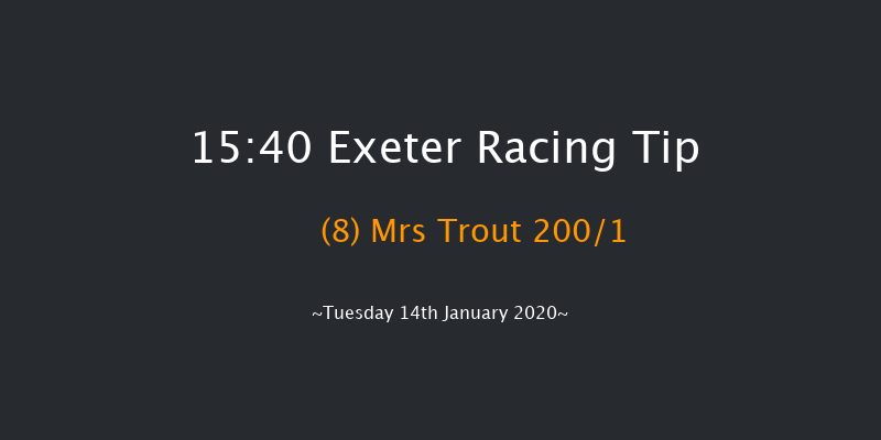 Exeter 15:40 Maiden Hurdle (Class 5) 22f Wed 1st Jan 2020