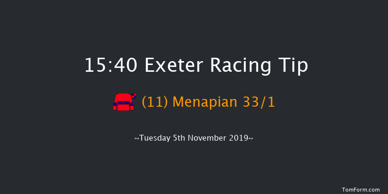 Exeter 15:40 Handicap Hurdle (Class 5) 18f Tue 22nd Oct 2019