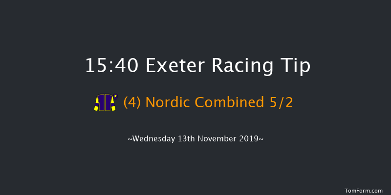 Exeter 15:40 Handicap Hurdle (Class 3) 17f Tue 5th Nov 2019