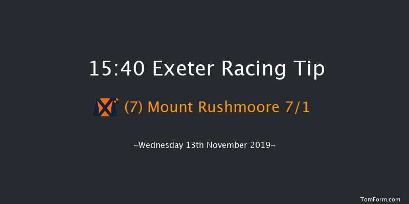Exeter 15:40 Handicap Hurdle (Class 3) 17f Tue 5th Nov 2019