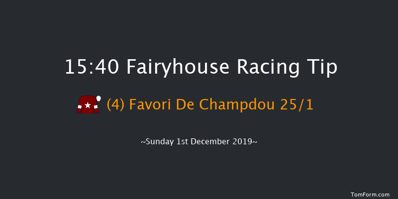 Fairyhouse 15:40 NH Flat Race 16f Sat 30th Nov 2019