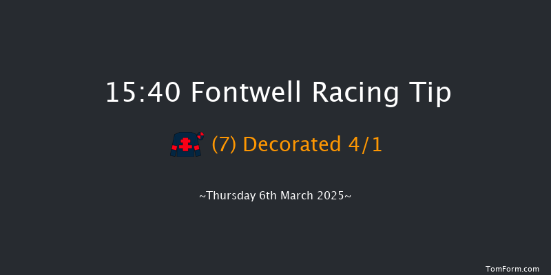 Fontwell  15:40 Handicap Hurdle (Class 5) 19f Sun 23rd Feb 2025