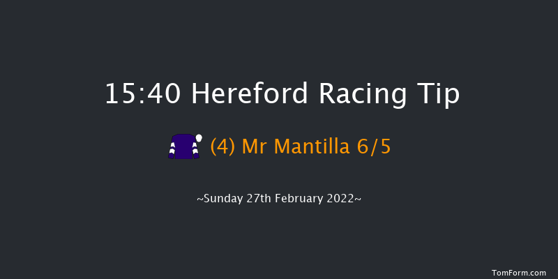 Hereford 15:40 Maiden Hurdle (Class 4) 26f Wed 16th Feb 2022