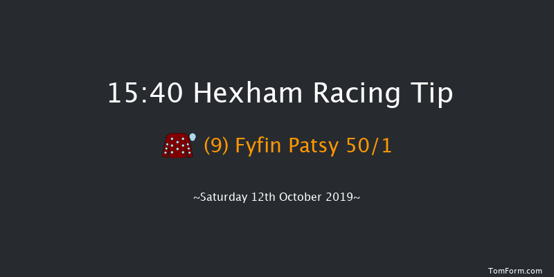 Hexham 15:40 Novices Hurdle (Class 4) 16f Fri 4th Oct 2019