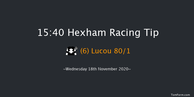 Follow Hexham Racecourse On Twitter Handicap Hurdle Hexham 15:40 Handicap Hurdle (Class 5) 20f Fri 6th Nov 2020