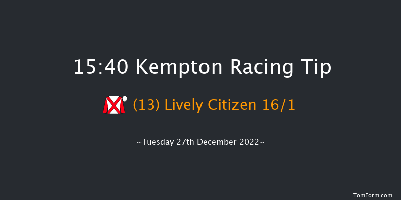 Kempton 15:40 Handicap Hurdle (Class 3) 16f Mon 26th Dec 2022
