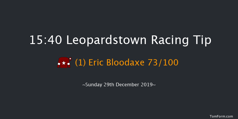 Leopardstown 15:40 NH Flat Race 16f Sat 28th Dec 2019