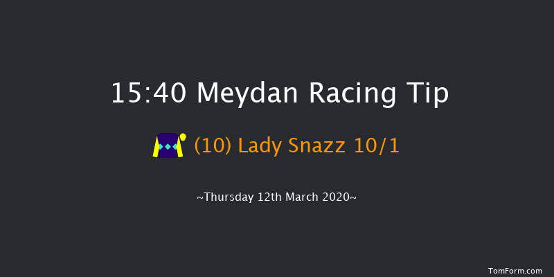 Longines Conquest VHP Ladies Maiden Stakes Meydan 15:40 1m 16 run Longines Conquest VHP Ladies Maiden Stakes Sat 7th Mar 2020