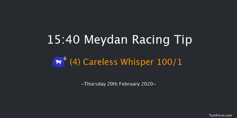 UAE Oaks Sponsored By Range Rover Group 3 Stakes - Dirt Meydan 15:40 1m 1f 6 run UAE Oaks Sponsored By Range Rover Group 3 Stakes - Dirt Thu 13th Feb 2020