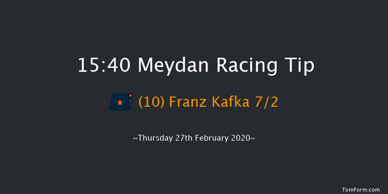 District One Residence Cup (Div 1) Handicap - Turf Meydan 15:40 1m 2f 9 run District One Residence Cup (Div 1) Handicap - Turf Thu 20th Feb 2020