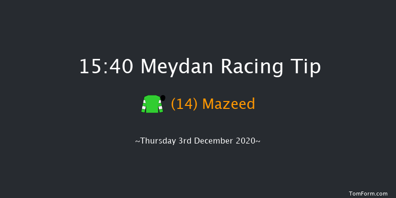 Jebel Ali Port Handicap Meydan 15:40 1m 16 ran Jebel Ali Port Handicap Thu 5th Nov 2020