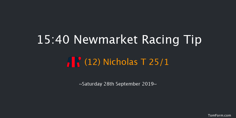 Newmarket 15:40 Handicap (Class 2) 9f Fri 27th Sep 2019