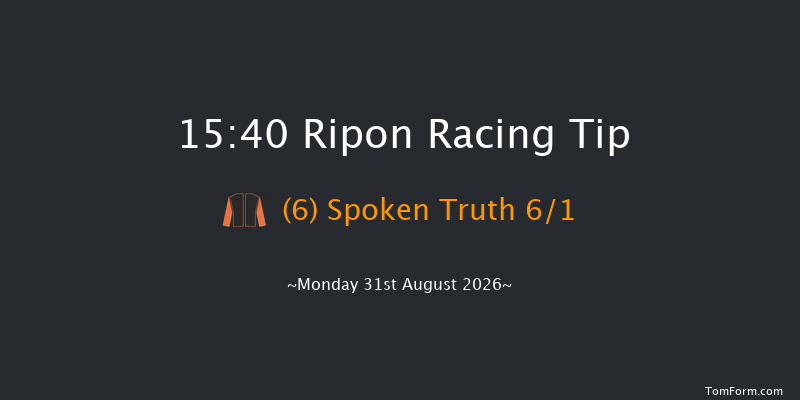 Ripon 15-40 (Class 2) 8f Sat 15th Aug 2026