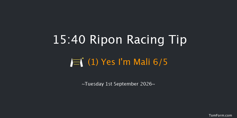 Ripon 15-40 (Class 4) 6f Mon 31st Aug 2026