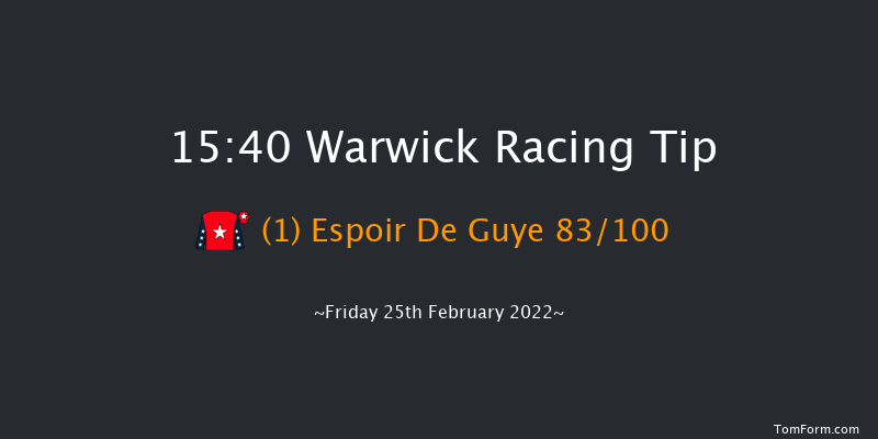 Warwick 15:40 Handicap Chase (Class 2) 20f Sat 12th Feb 2022