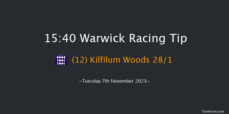 Warwick 15:40 Handicap Hurdle (Class 4) 21f Thu 5th Oct 2023