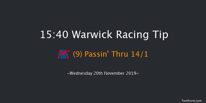 Warwick 15:40 NH Flat Race (Class 5) 14f Fri 8th Nov 2019