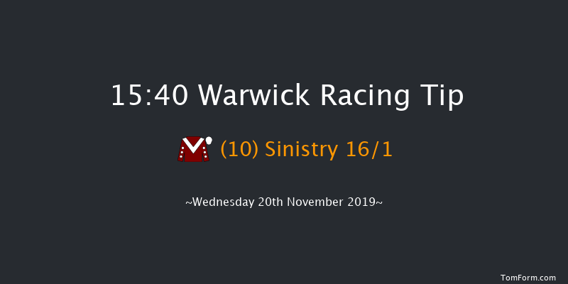 Warwick 15:40 NH Flat Race (Class 5) 14f Fri 8th Nov 2019