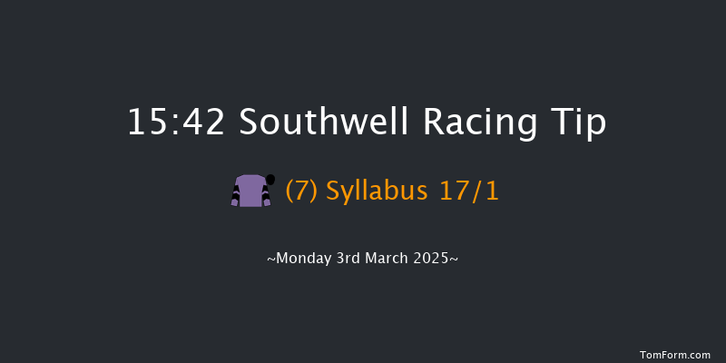 Southwell  15:42 Maiden Hurdle (Class 4) 16f Sat 1st Mar 2025