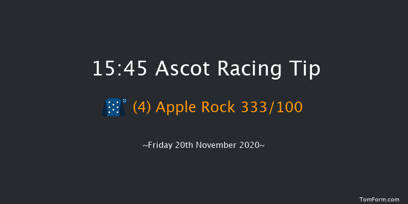 Coral Supporting Prostate Cancer UK Novices' Handicap Hurdle (GBB Race) Ascot 15:45 Handicap Hurdle (Class 4) 24f Sat 31st Oct 2020