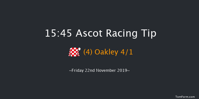 Ascot 15:45 Handicap Hurdle (Class 2) 16f Sat 2nd Nov 2019