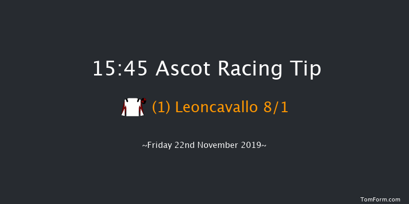 Ascot 15:45 Handicap Hurdle (Class 2) 16f Sat 2nd Nov 2019