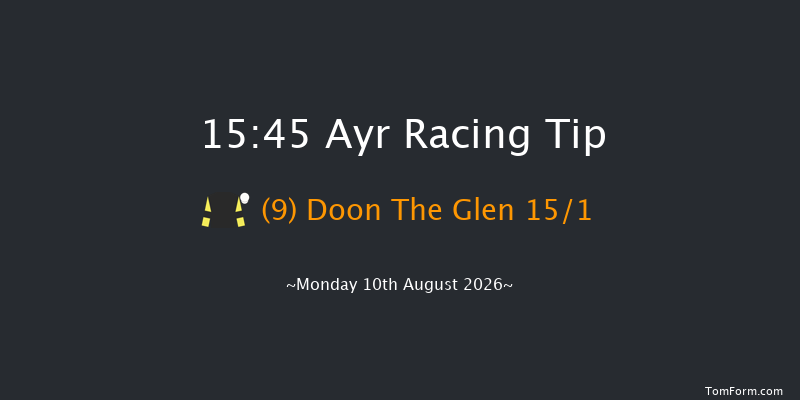 Ayr 15-45 (Class 6) 6f Sat 8th Aug 2026