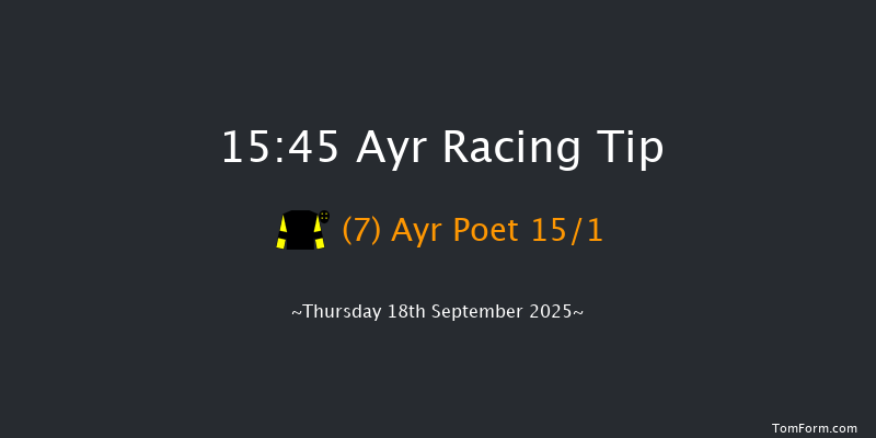 Ayr 15-45 (Class 5) 8f Mon 18th Aug 2025