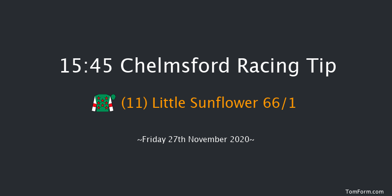 tote Placepot Your First Bet Nursery (Div 1) Chelmsford 15:45 Handicap (Class 6) 7f Thu 26th Nov 2020