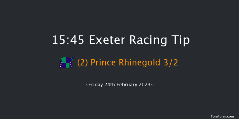 Exeter 15:45 Maiden Hurdle (Class 4) 17f Sun 12th Feb 2023