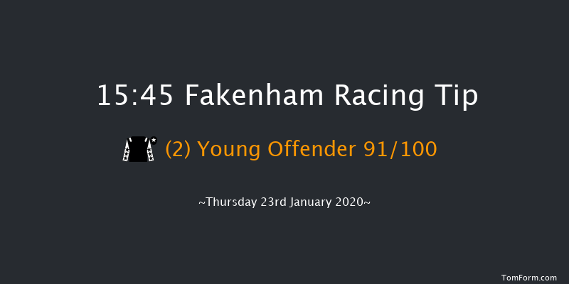 Fakenham 15:45 Maiden Hurdle (Class 3) 23f Wed 1st Jan 2020