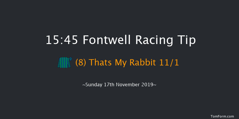 Fontwell 15:45 Handicap Hurdle (Class 5) 19f Fri 8th Nov 2019