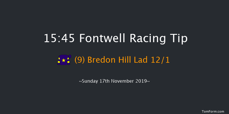 Fontwell 15:45 Handicap Hurdle (Class 5) 19f Fri 8th Nov 2019