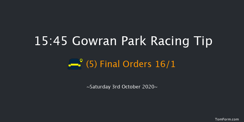 Gowran Park Handicap Hurdle (80-95) Gowran Park 15:45 Handicap Hurdle 20f Fri 2nd Oct 2020