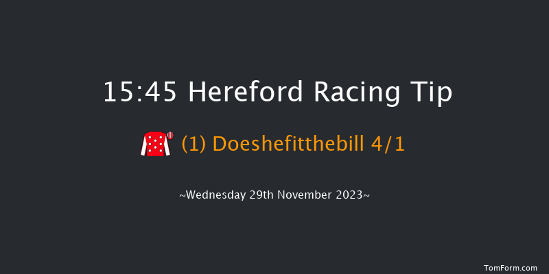 Hereford 15:45 NH Flat Race (Class 5) 16f Tue 21st Nov 2023