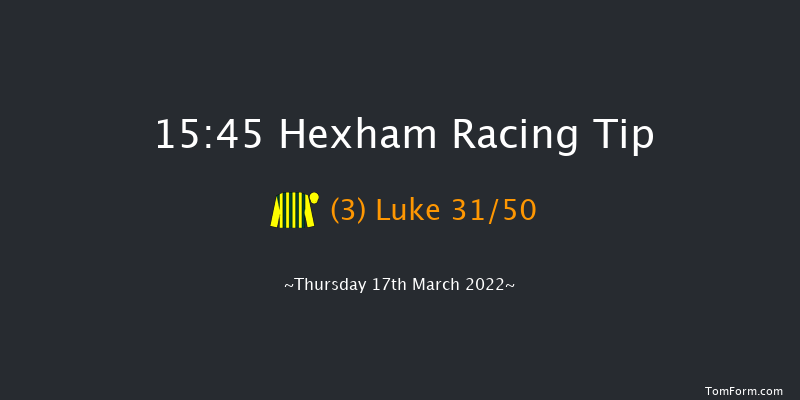 Hexham 15:45 Maiden Hurdle (Class 4) 20f Wed 8th Dec 2021