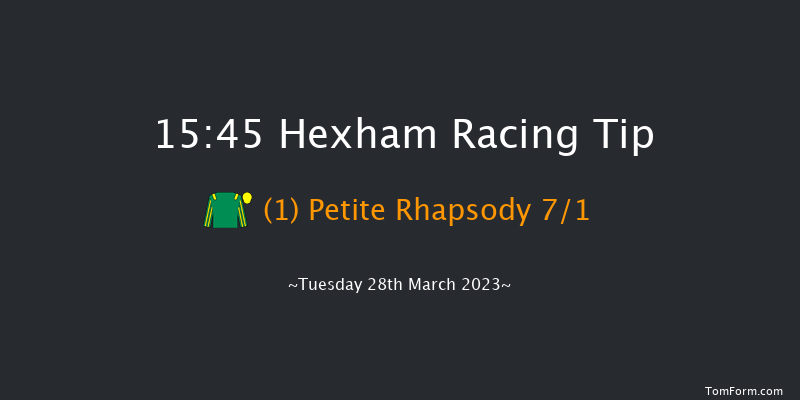 Hexham 15:45 Handicap Hurdle (Class 5) 20f Thu 16th Mar 2023