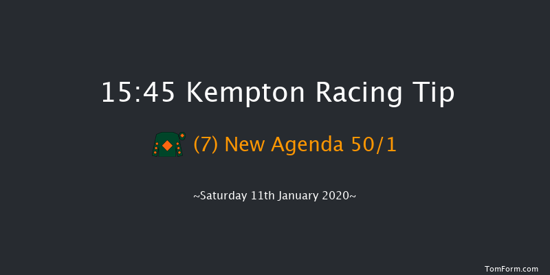 Kempton 15:45 Handicap Hurdle (Class 3) 16f Wed 8th Jan 2020