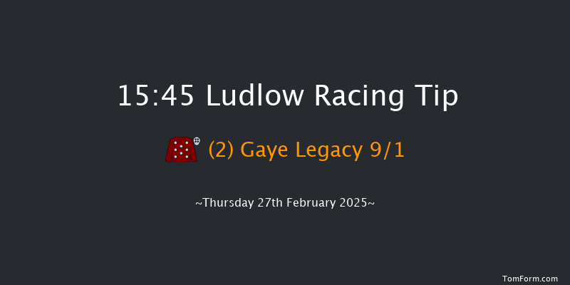 Ludlow  15:45 Handicap Hurdle (Class 3) 24f Wed 19th Feb 2025