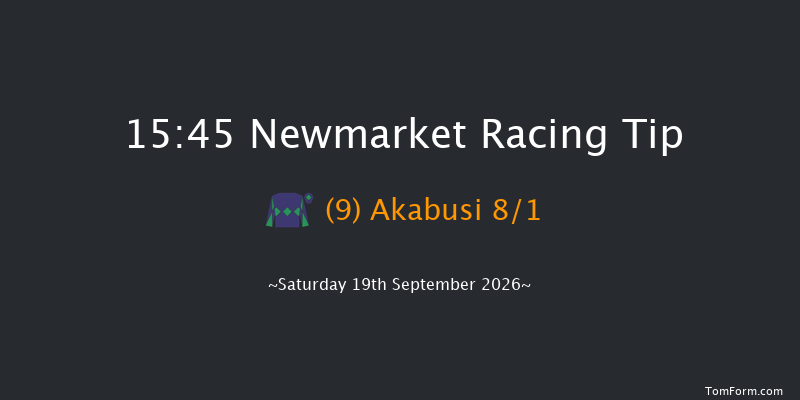 Newmarket 15-45 (Class 4) 6f Sat 22nd Aug 2026