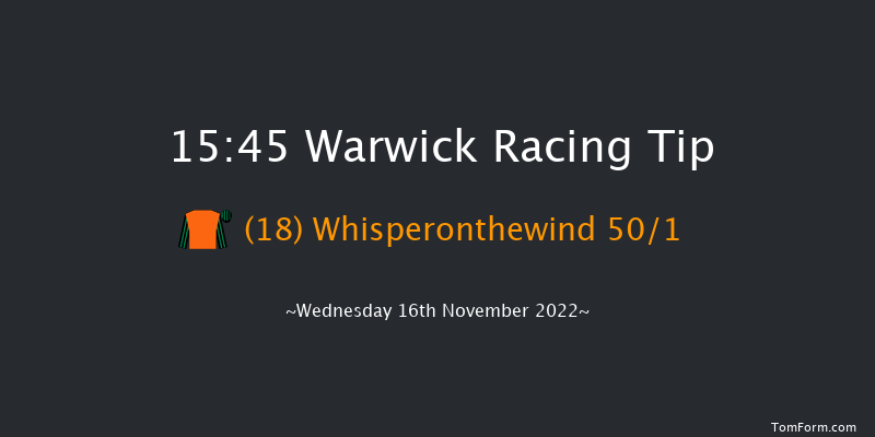 Warwick 15:45 NH Flat Race (Class 5) 16f Tue 1st Nov 2022