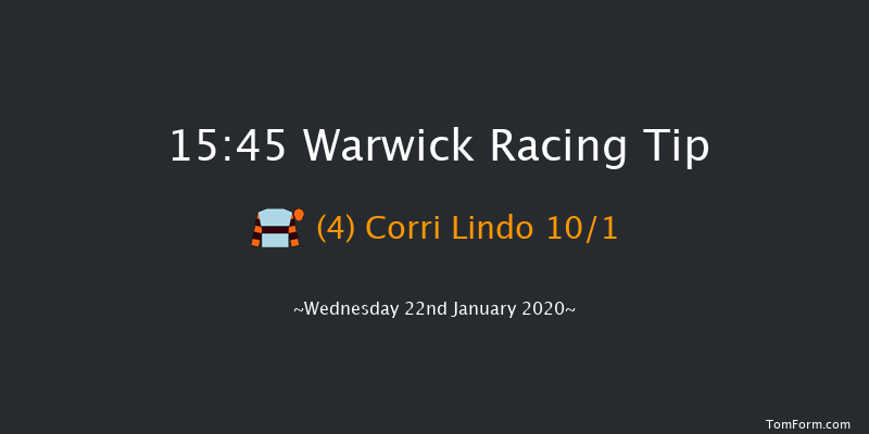 Warwick 15:45 Handicap Hurdle (Class 4) 16f Sat 11th Jan 2020