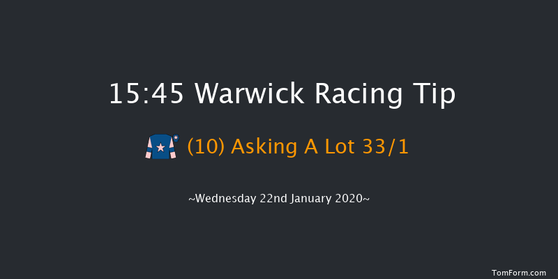 Warwick 15:45 Handicap Hurdle (Class 4) 16f Sat 11th Jan 2020